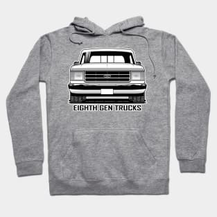 1987 - 1991 Truck / Bricknose Grille BW Hoodie